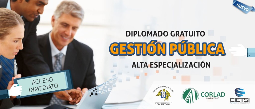 DIPLOMADO GRATUITO EN GESTION PÚBLICA