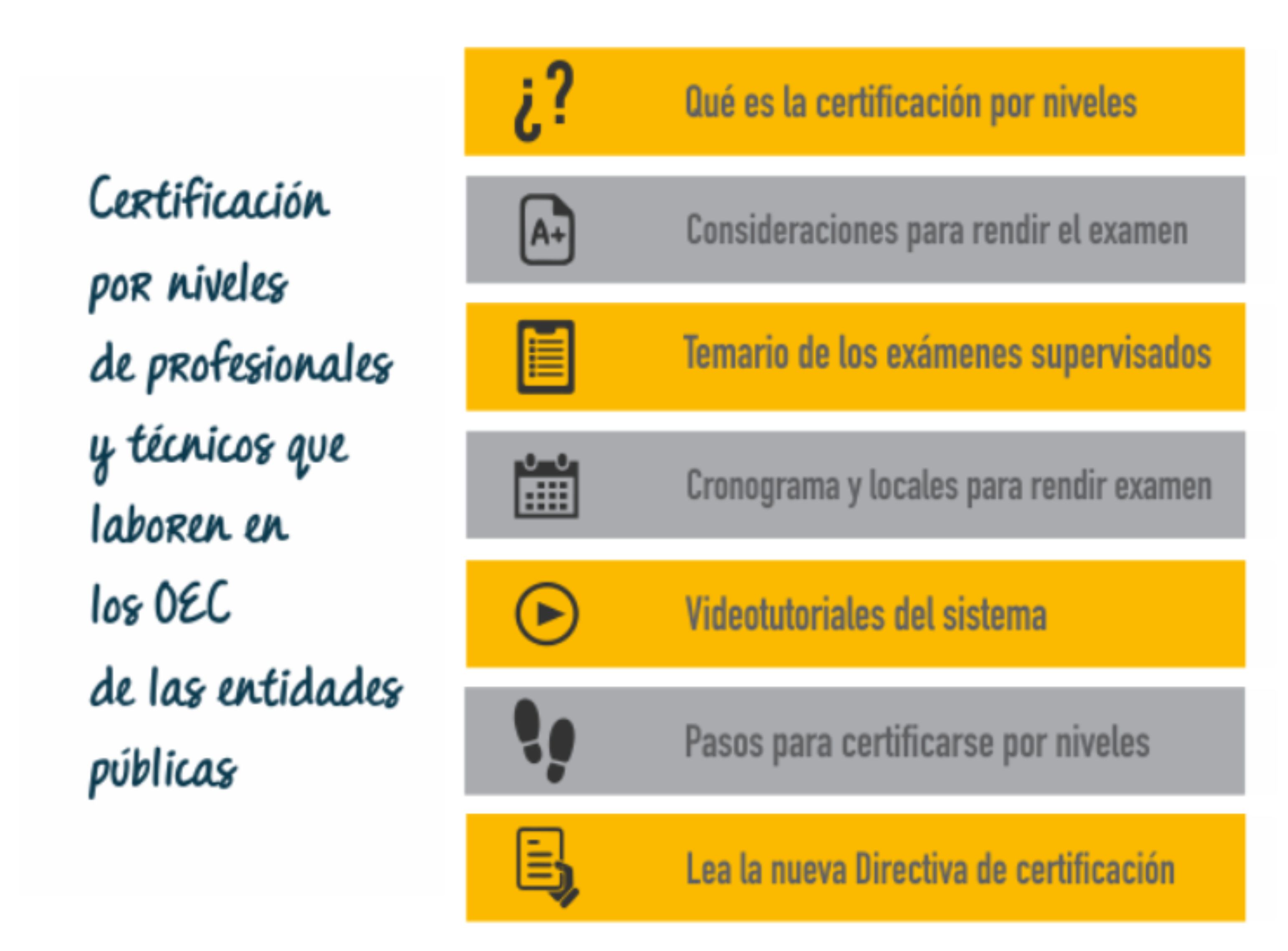 Pasos Para La Certificación Por Niveles Del OSCE – Cietsi