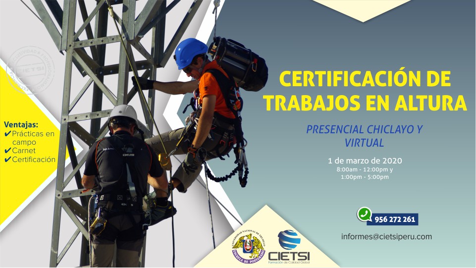 CertificaciÓn De Trabajos En Altura 2020 Cietsi 2712